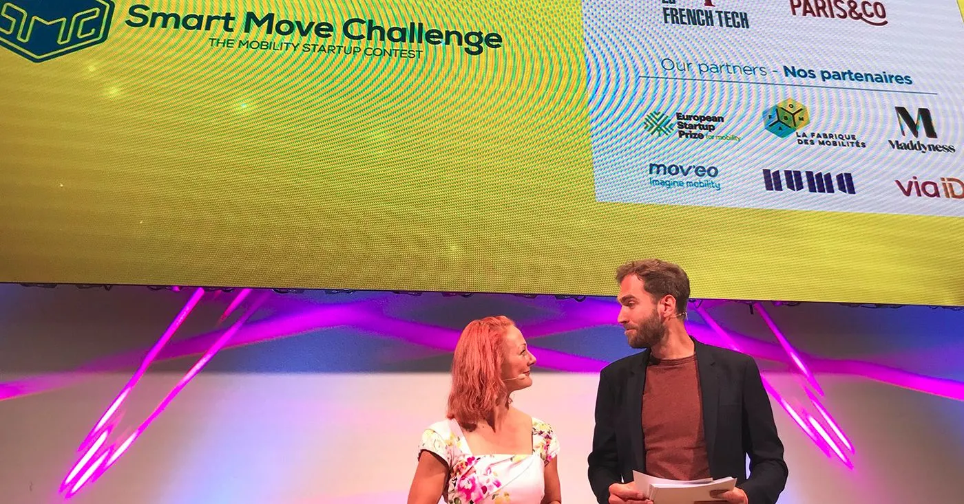 Animation Remise des trophées Transports Publics 2018 Dörthe Eickelberg & Pierre Girard